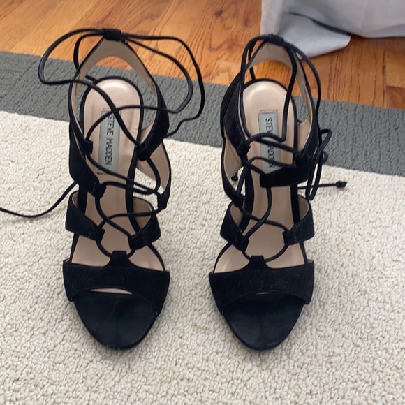 Steve Madden sandalia suede heels - Picture 2 of 3
